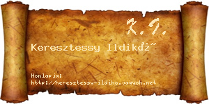 Keresztessy Ildikó névjegykártya